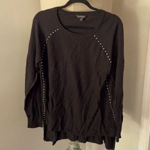 Rock & Republic black studded sweater
